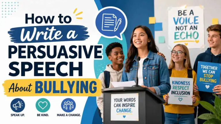 How to Write a Persuasive Speech About Bullying