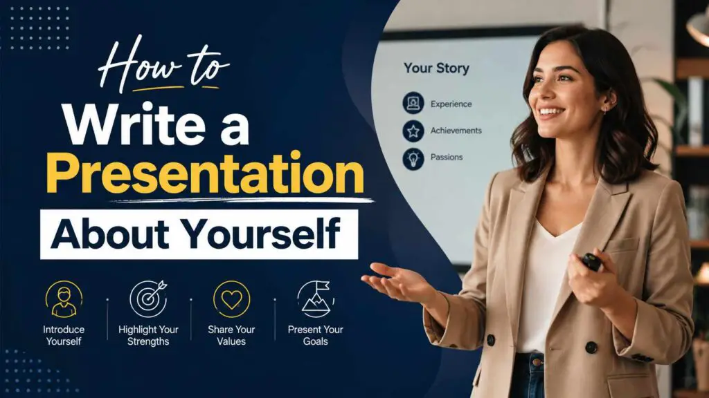 How To Write A Presentation About Yourself