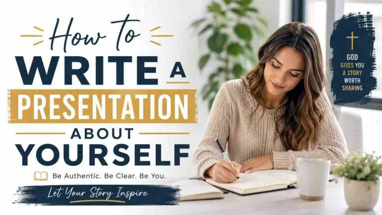 How To Write A Presentation About Yourself