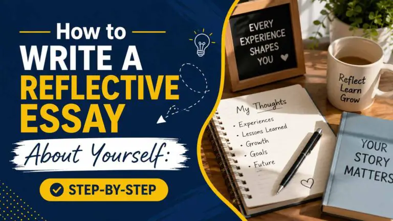 How To Write A Reflective Essay About Yourself