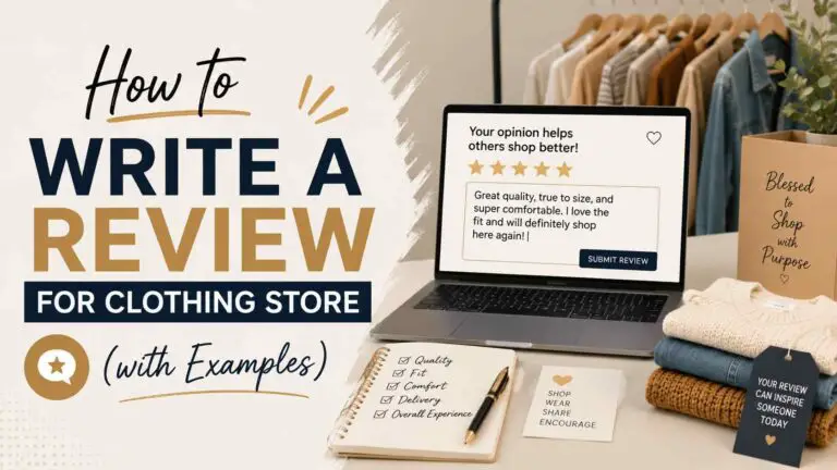 How To Write A Review For Clothing Store