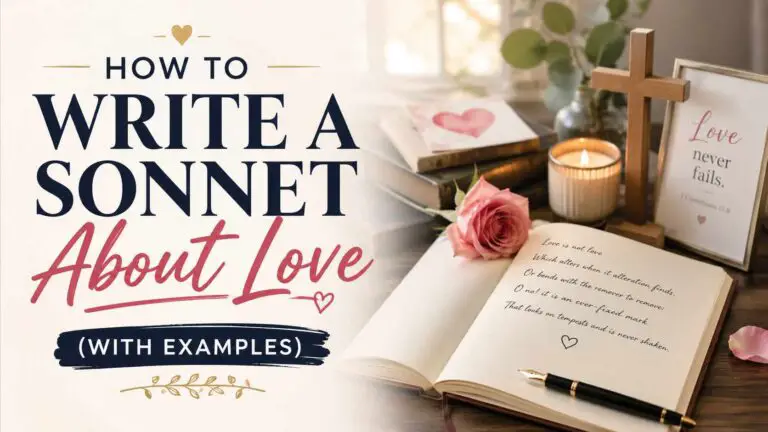 How To Write A Sonnet About Love