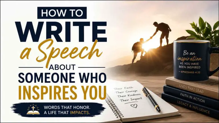 How To Write A Speech About Someone Who Inspires You