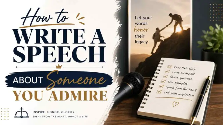 How To Write A Speech About Someone You Admire