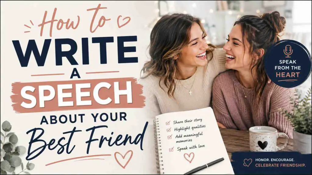 How To Write A Speech About Your Best Friend