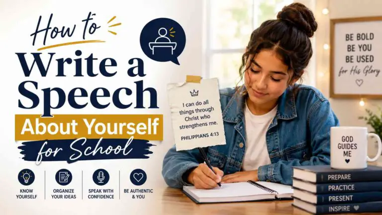 How To Write A Speech About Yourself For School