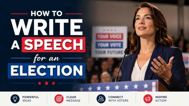 How to Write a Speech for an Election