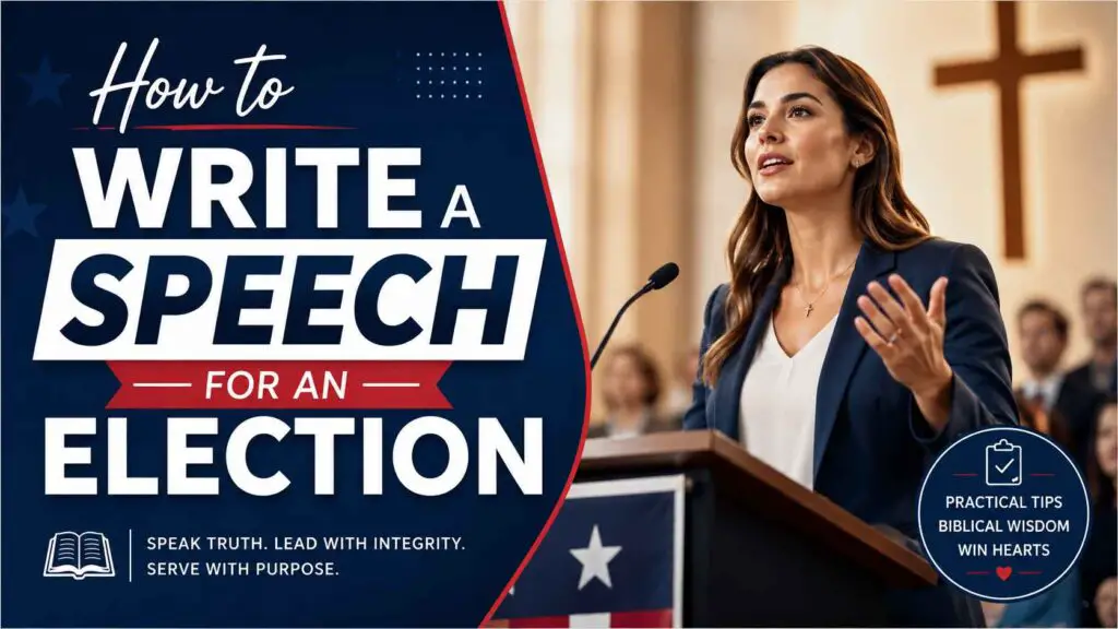 How To Write A Speech For An Election