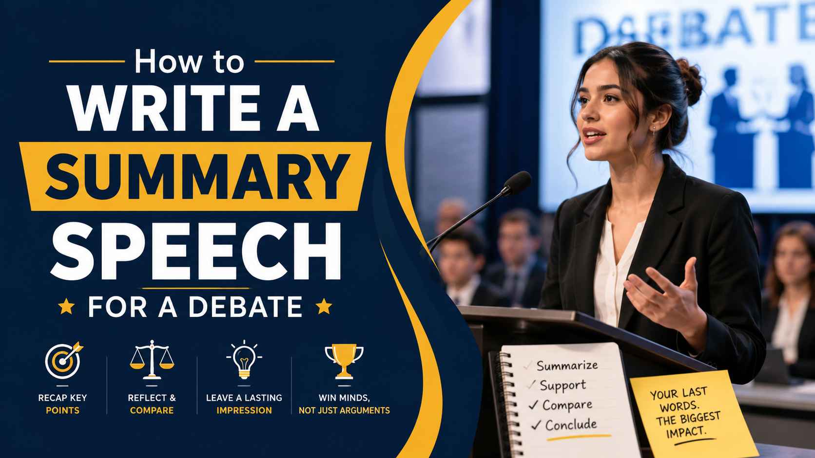 Image 9 for Public Forum Debate Summary Speech Template