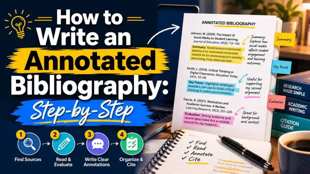 How To Write An Annotated Bibliography