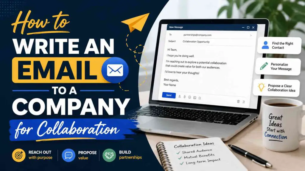 How To Write An Email To A Company For Collaboration
