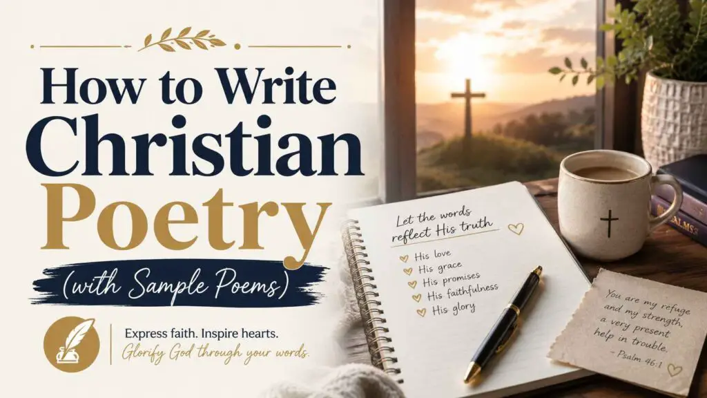 How To Write Christian Poetry