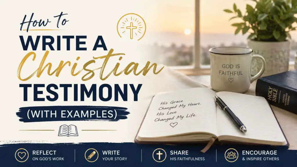 How To Write Christian Testimony