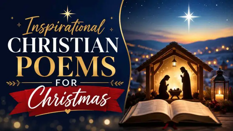 Inspirational Christian Poems For Christmas