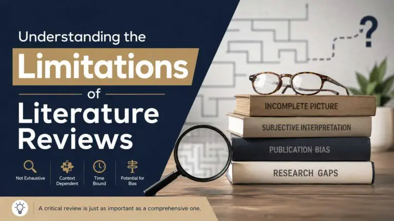 Limitations Of Literature Reviews