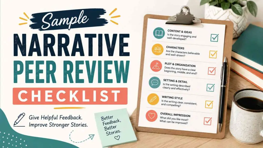 Narrative Peer Review Checklist