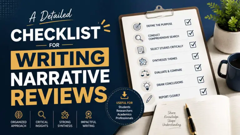 Narrative Review Checklist