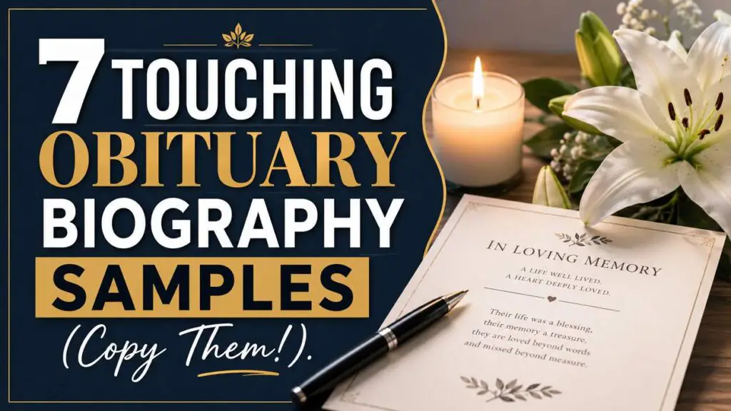 Obituary Biography Sample