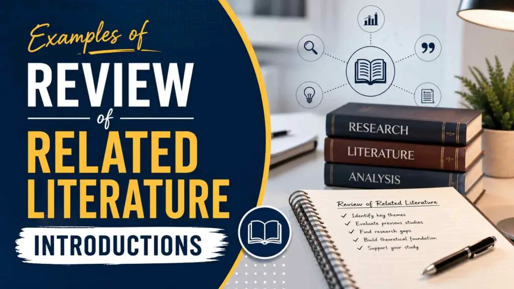 Review Of Related Literature Introduction Example