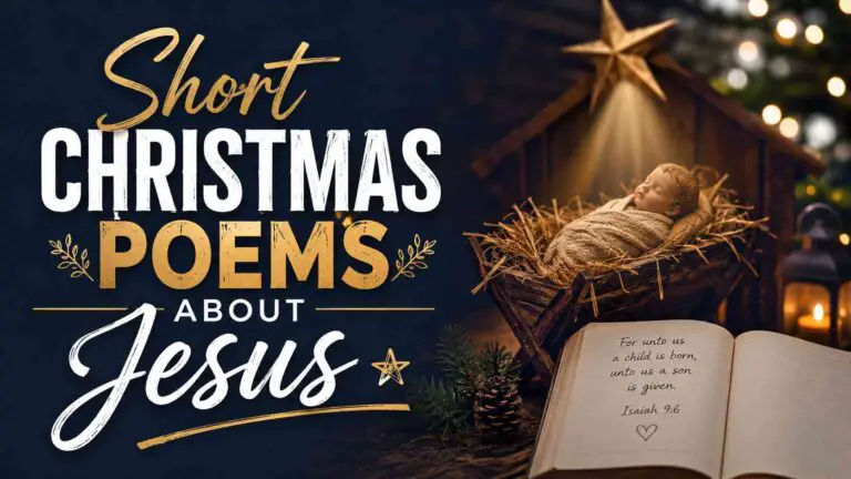 Short Christmas Poems About Jesus