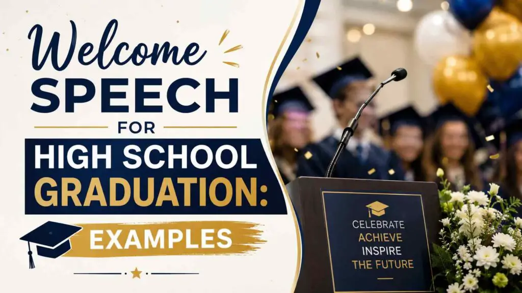 Welcome Speech For High School Graduation