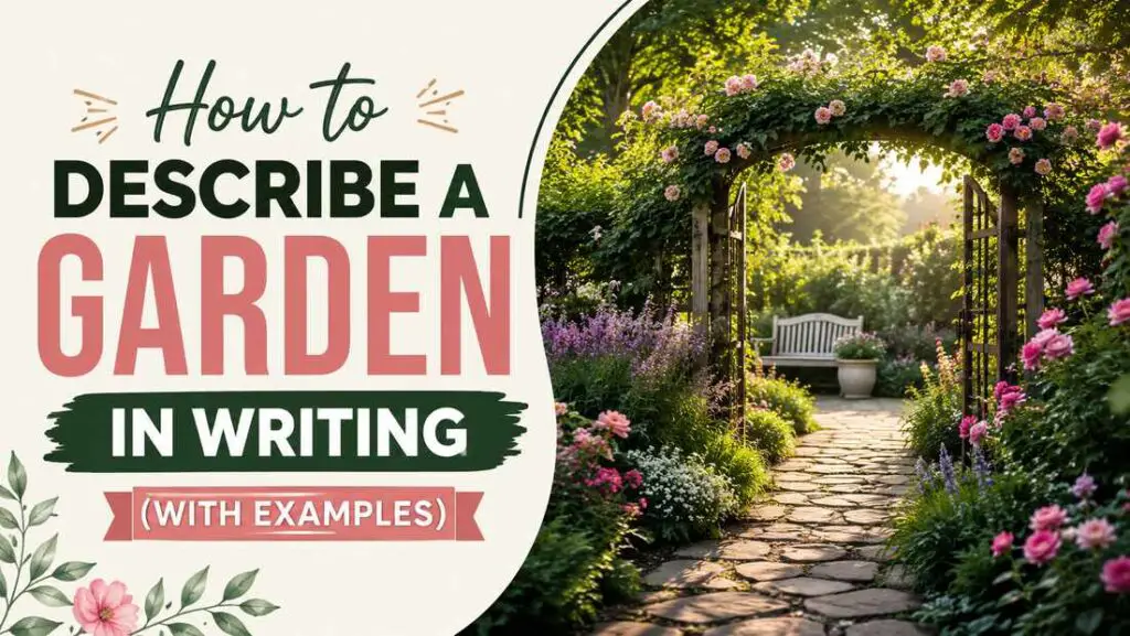 Describe A Garden In Writing