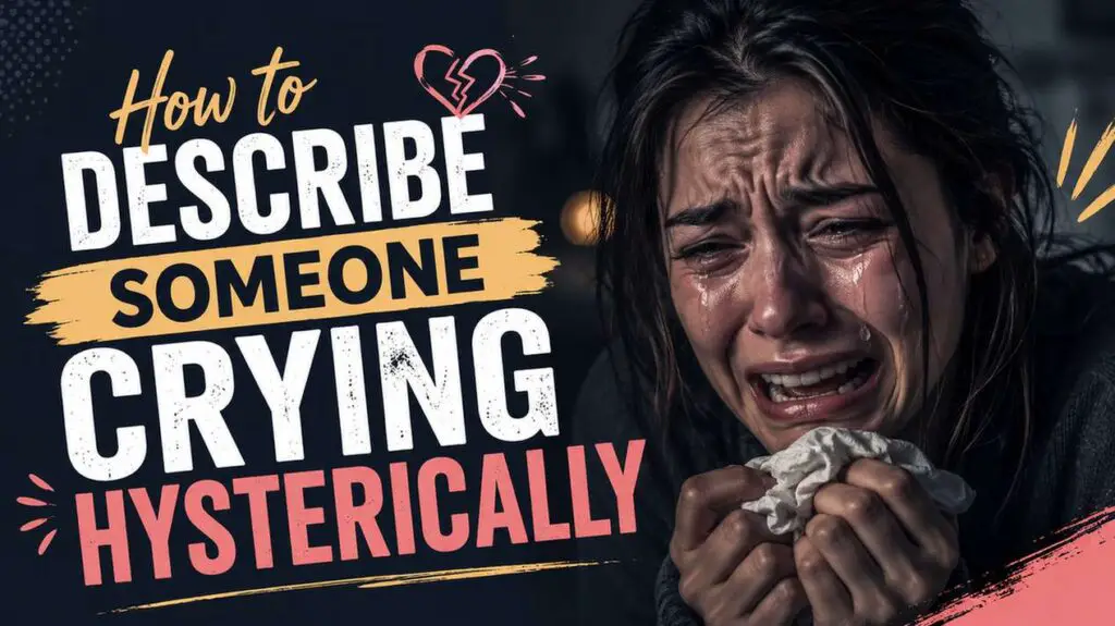 Describe Someone Crying Hysterically