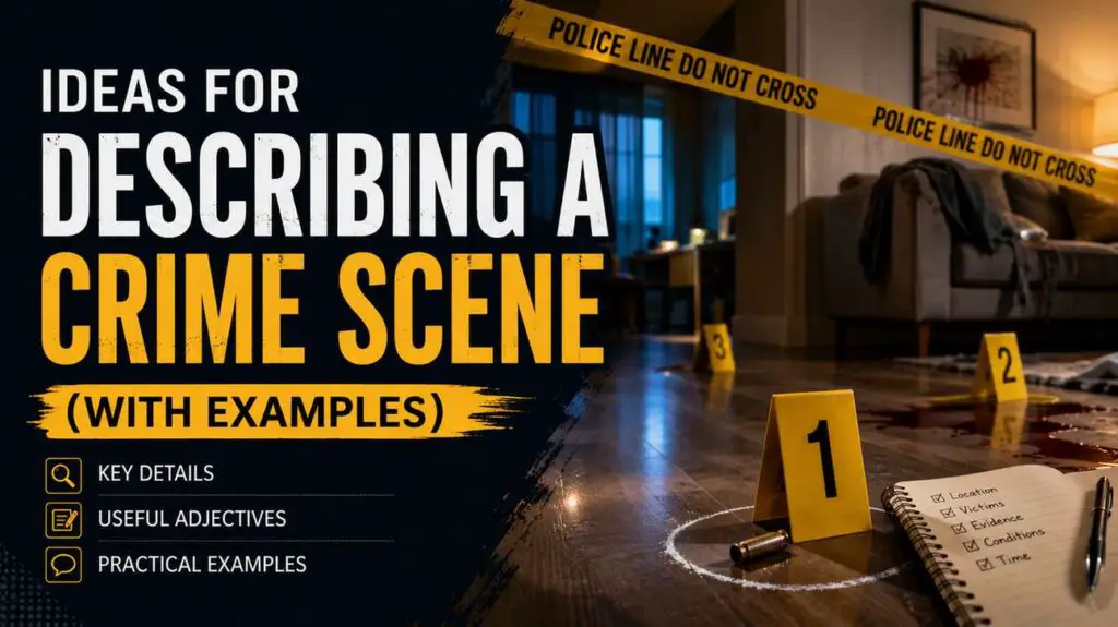 Describing A Crime Scene Example