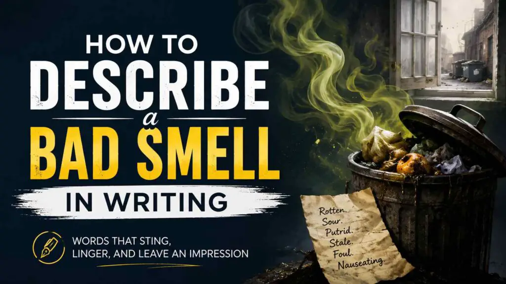 How To Describe A Bad Smell In Writing