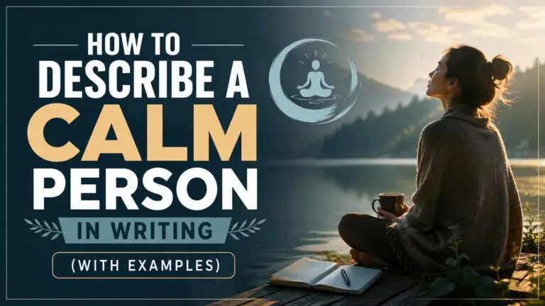 How to Describe a Calm Person in Writing (With Examples)