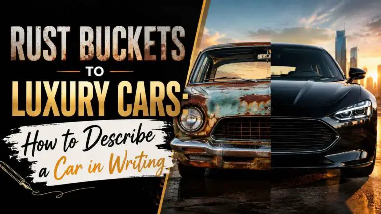 Rust Buckets to Luxury Cars: How to Describe a Car in Writing