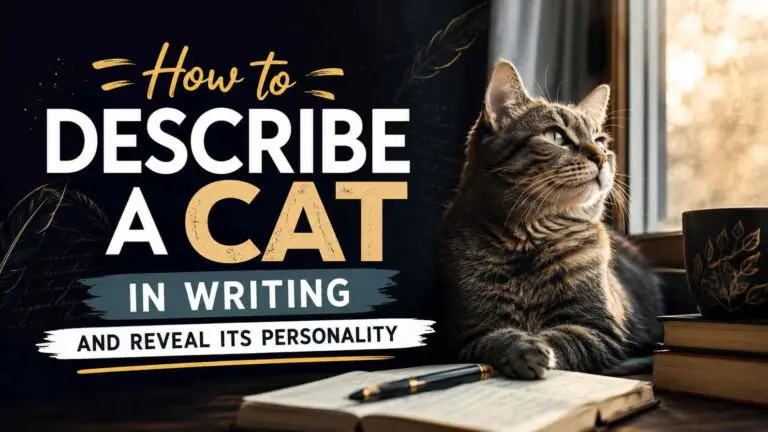 How to Describe a Cat in Writing and Reveal Its Personality