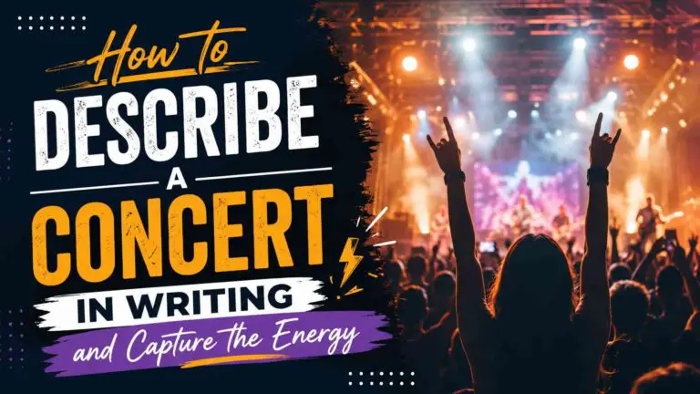 How to Describe a Concert in Writing and Capture the Energy