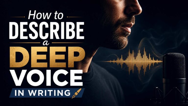 How to Describe a Deep Voice in Writing