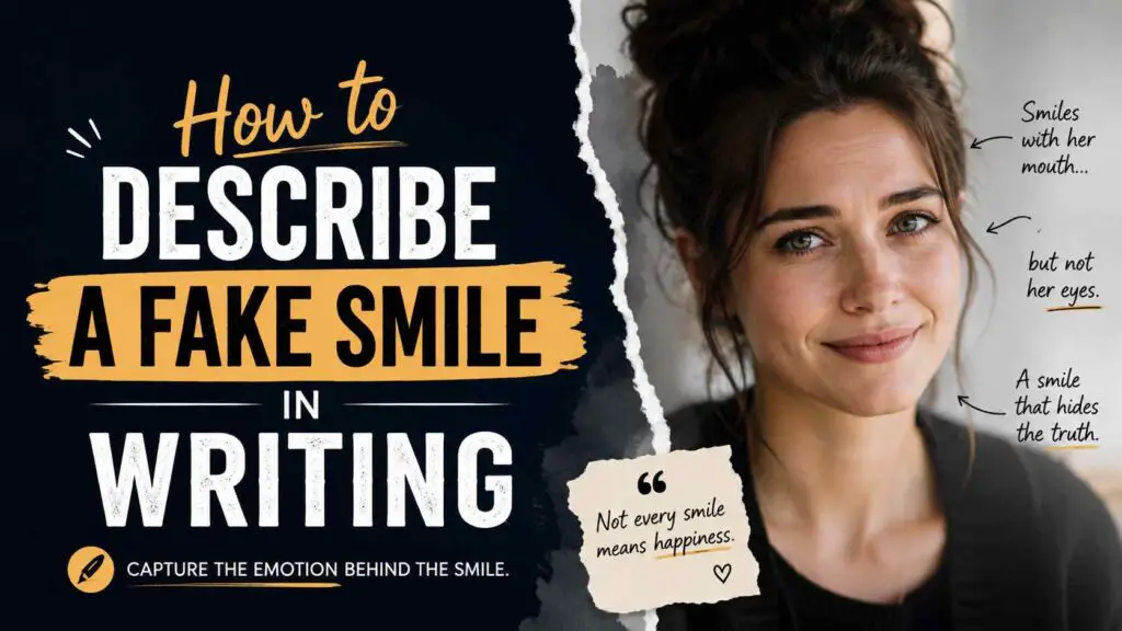 How To Describe A Fake Smile In Writing
