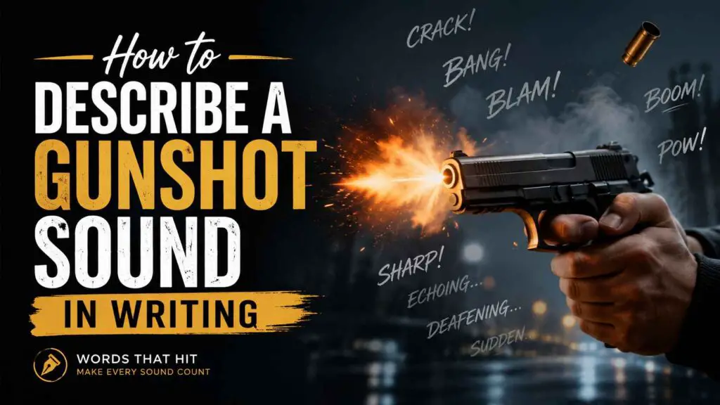 How To Describe A Gunshot Sound In Writing