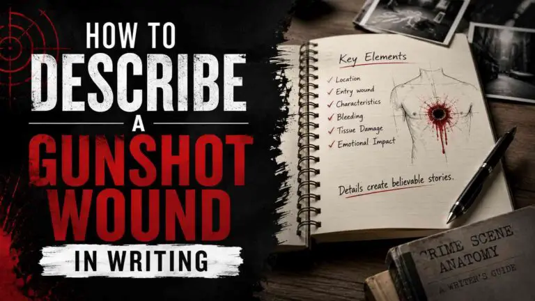 How to Describe a Gunshot Wound in Writing