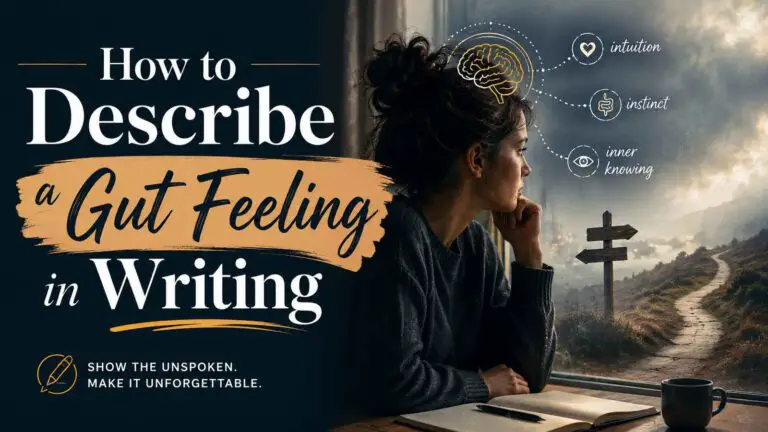 How to Describe a Gut Feeling in Writing