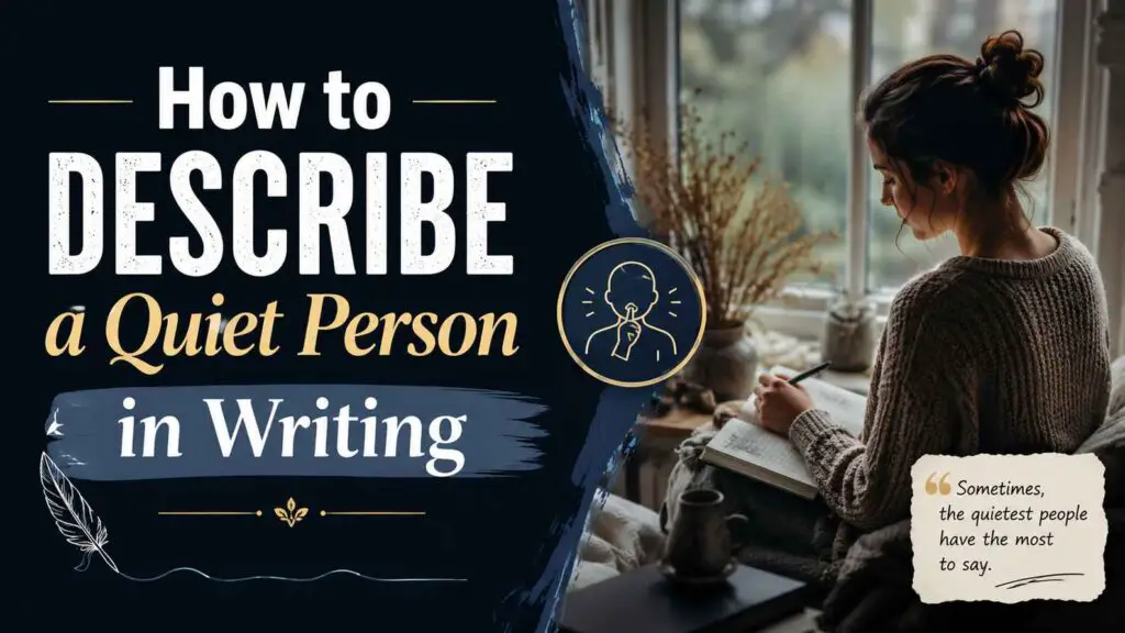 How To Describe A Quiet Person In Writing