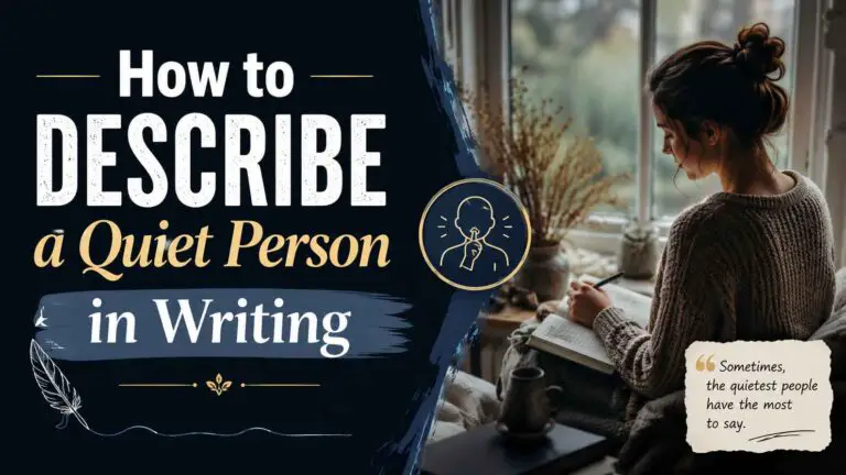 How to Describe a Quiet Person in Writing