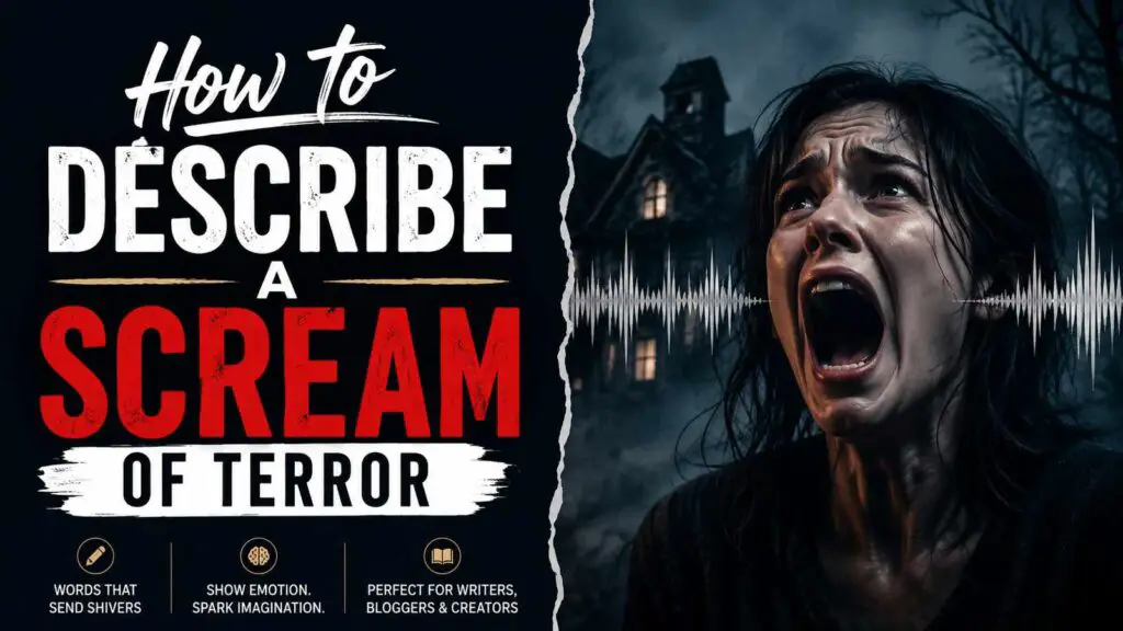 How To Describe A Scream Of Terror