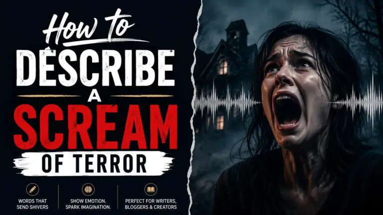 How to Describe a Scream of Terror