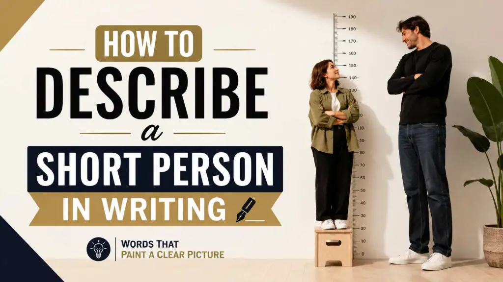 How To Describe A Short Person In Writing