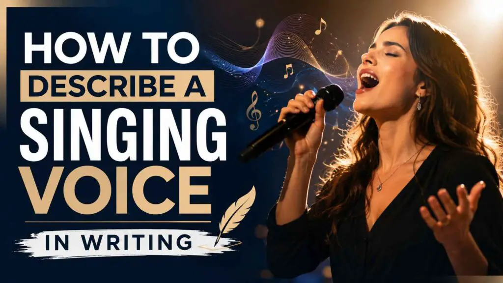 How To Describe A Singing Voice In Writing