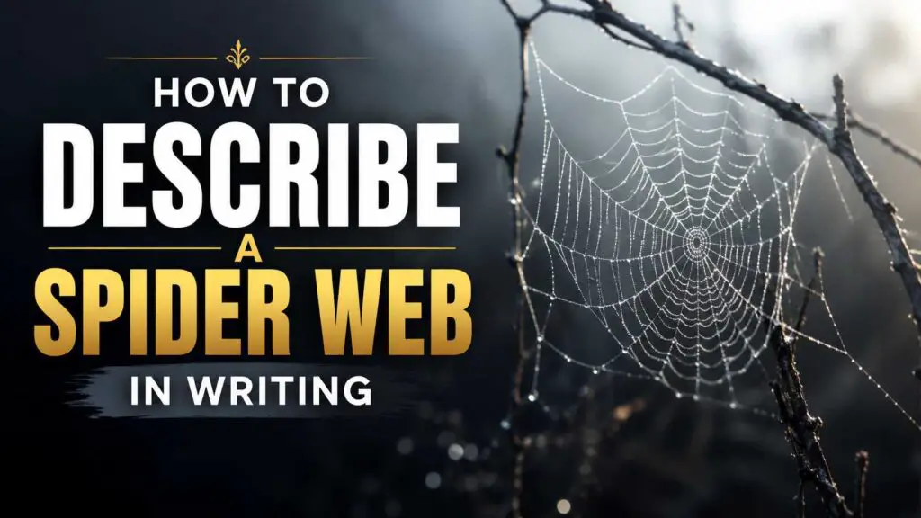 How To Describe A Spider Web In Writing