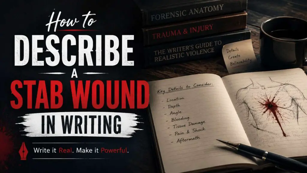 How To Describe A Stab Wound In Writing