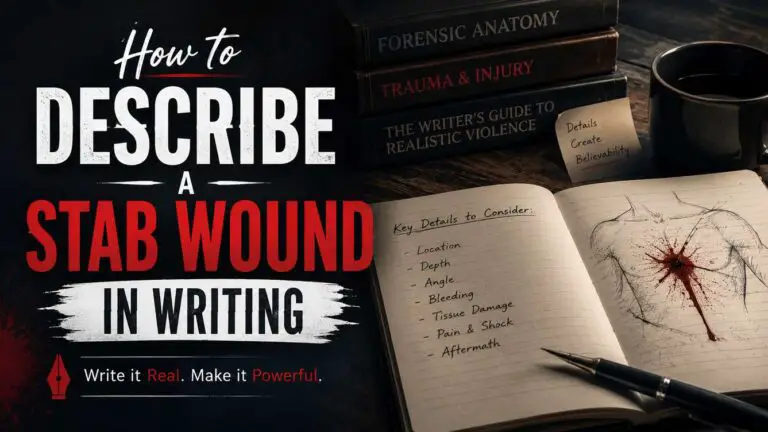 How to Describe a Stab Wound in Writing