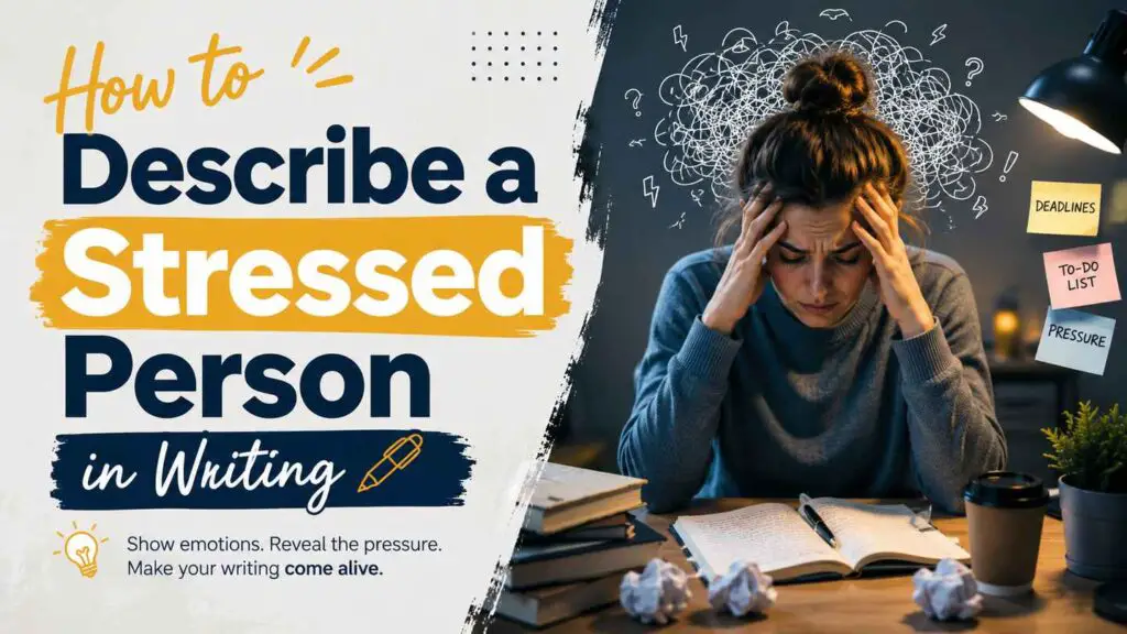 How To Describe A Stressed Person In Writing