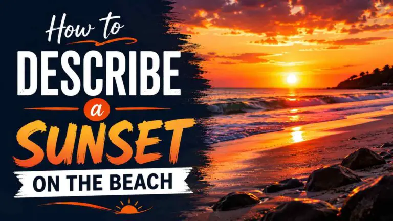 How to Describe a Sunset on the Beach