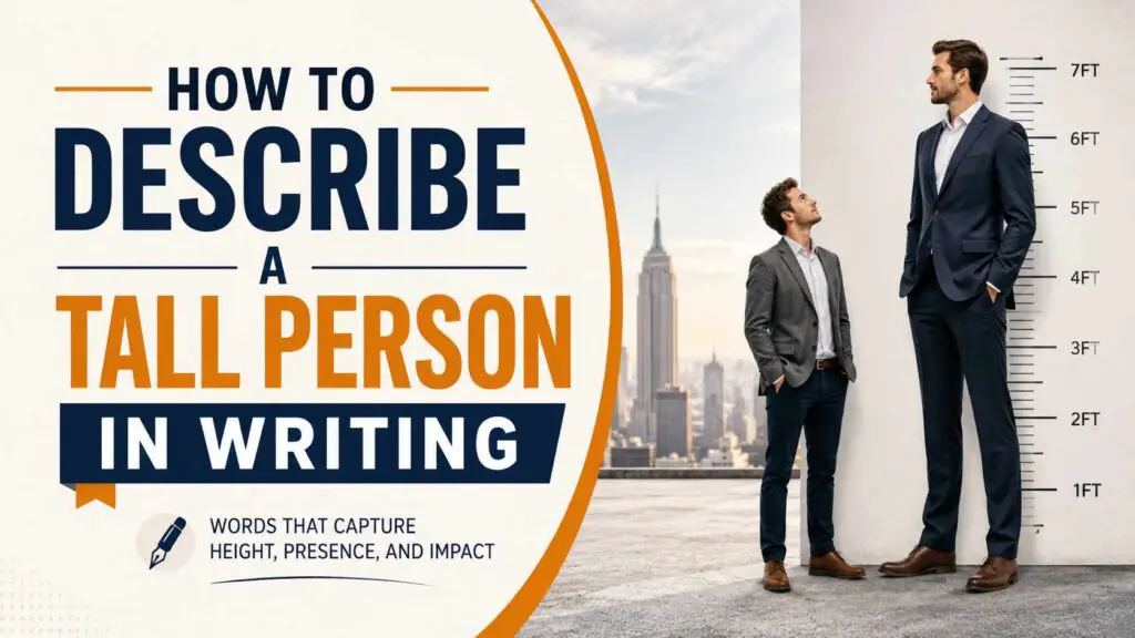 How To Describe A Tall Person In Writing